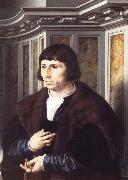 Jan Gossaert Mabuse Portrait of a Man with a Rosary oil painting reproduction